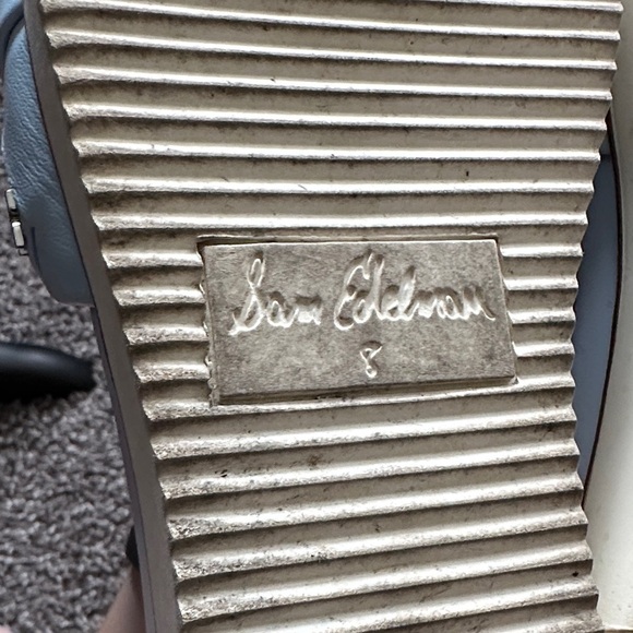 Sam Edelman Light Blue Woven Slide Sandals size 8 - Picture 10 of 13